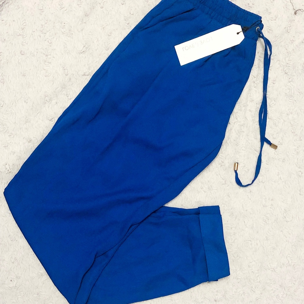 Royal Blue Joggers size Small